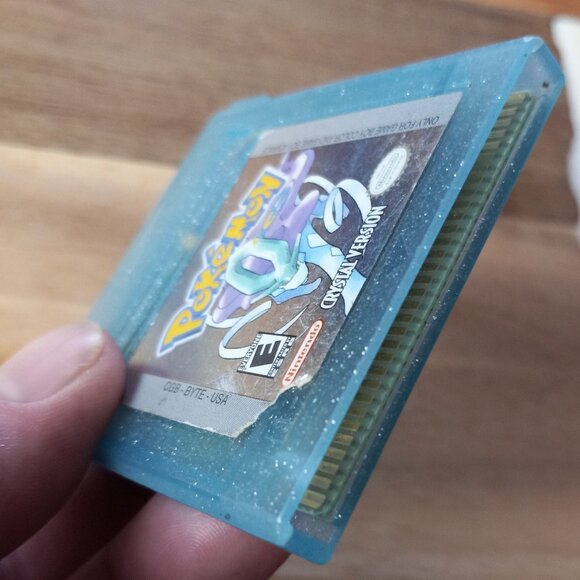 Year 2000 Game Boy Color Pokemon Crystal Game
